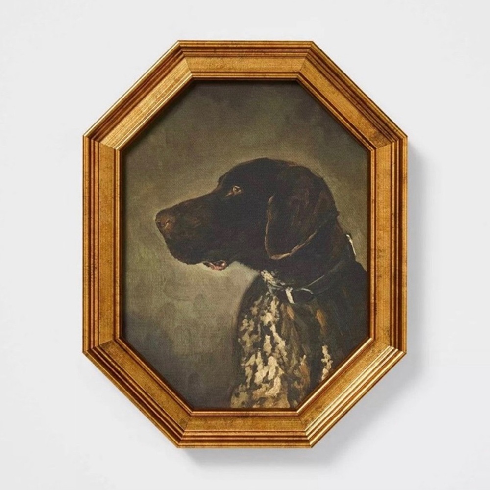 Pointer Dog Portrait Framed Art 8”x 10” - Threshold ™ designed with Studio McGee